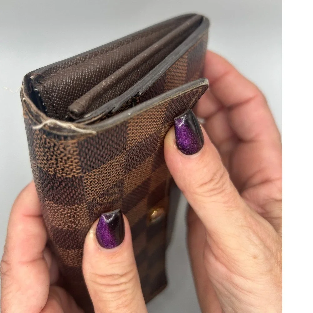 Louis Vuitton Damier Ebene Canvas Long Wallet Zippy‎ #72